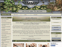 Tablet Screenshot of mm-militaria.de